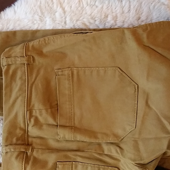 VGUC Old Navy pixie ankle length mustard skinny pant. Size 0. Length 26 … - Picture 5 of 9